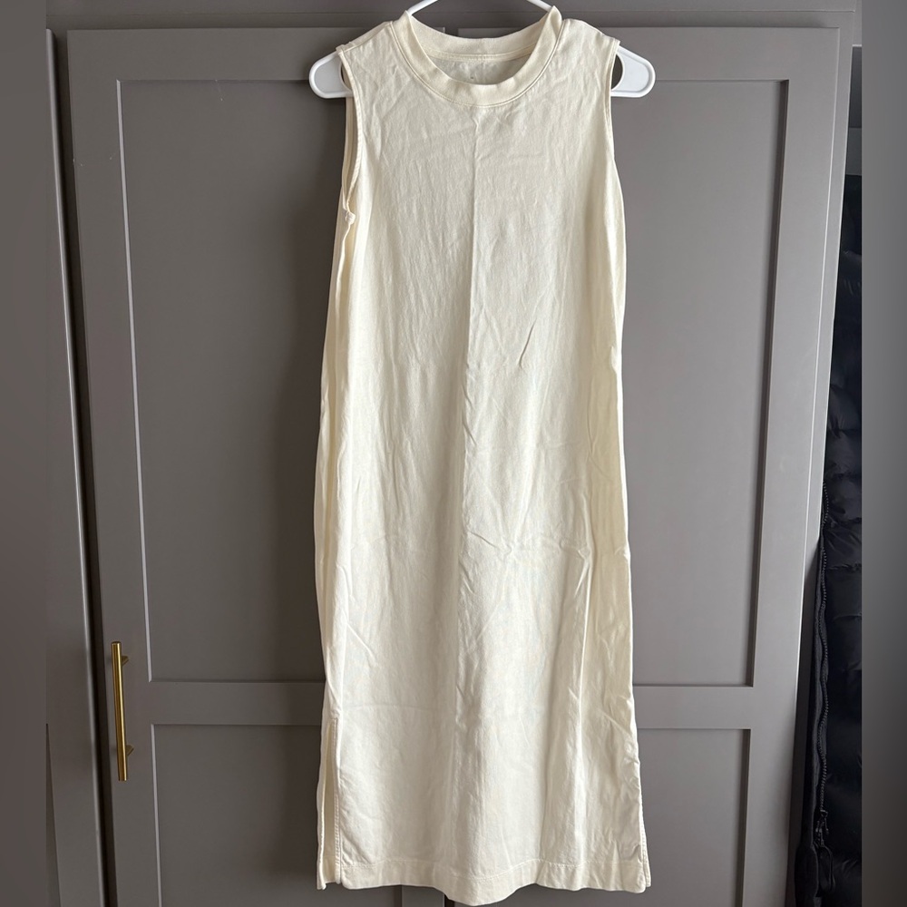 Everlane Cream Midi Dress